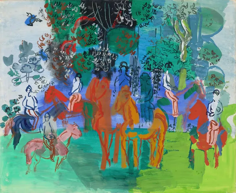 Cavaliers sous bois by Raoul Dufy, 1932 — digital art print download