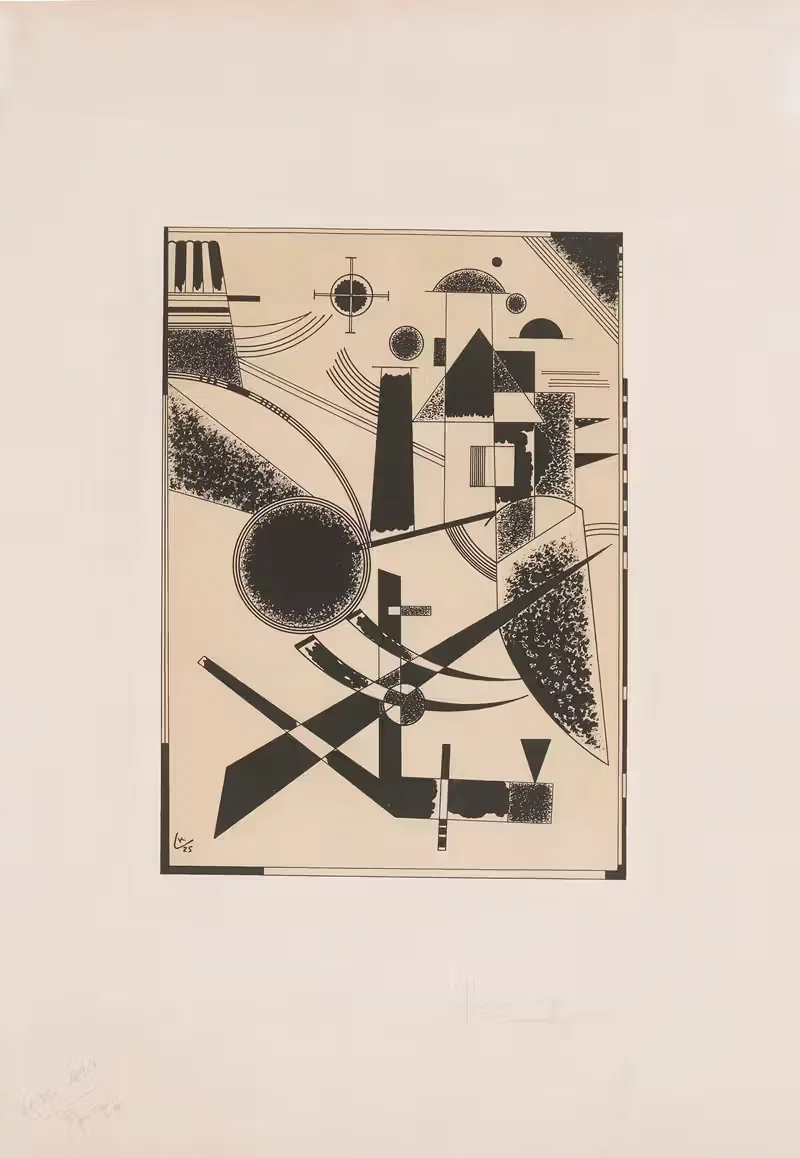Lithographie No III by Wassily Kandinsky, 1925 — digital art print download