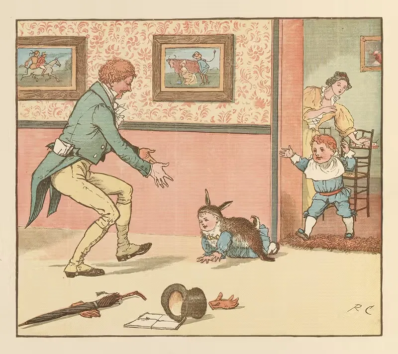 Hey Diddle Diddle and Baby Bunting Pl.7 — Randolph Caldecott