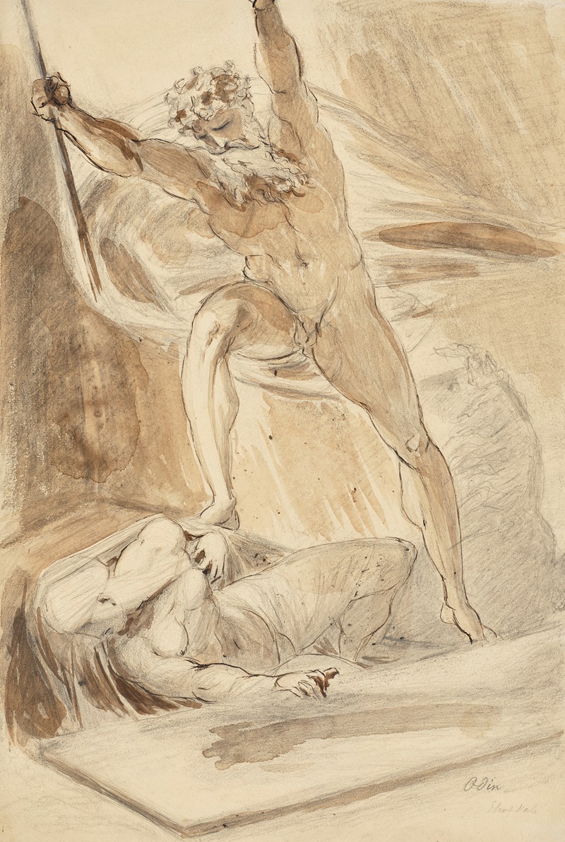 The Descent of Odin — William Lock the Younger