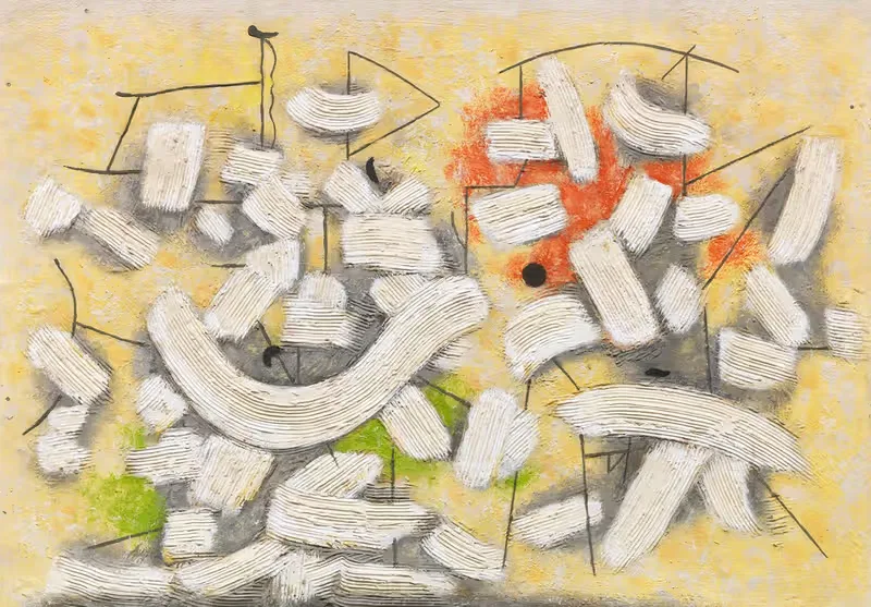 Фигуры с гребнем by Вилли Баумайстер, 1949 — digital art print download