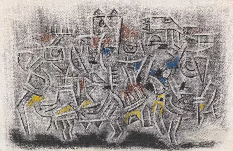Ohne Titel by Willi Baumeister, 1947 — digital art print download