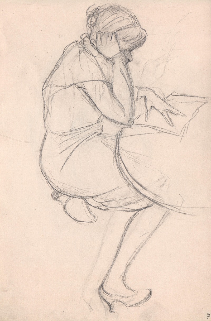 Sketchbook Pl.09 by Зофия Городыньска, 1935-1936 — digital art print download