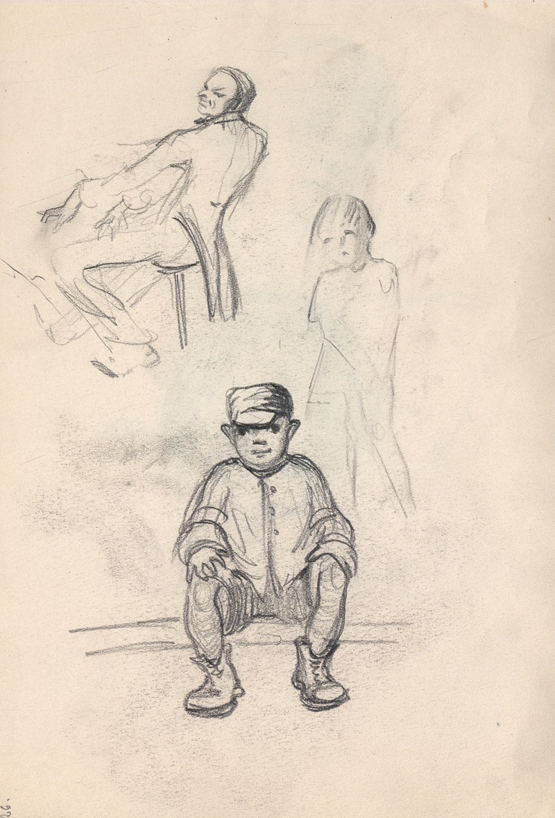 Sketchbook Pl.13 by Zofia Horodyńska, 1935-1936 — digital art print download