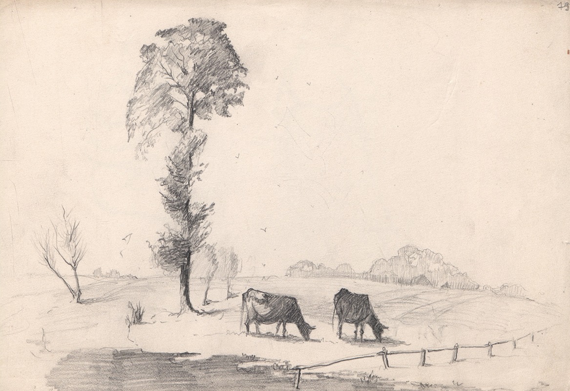 Sketchbook Pl.28 by Zofia Horodyńska, 1935-1936 — digital art print download