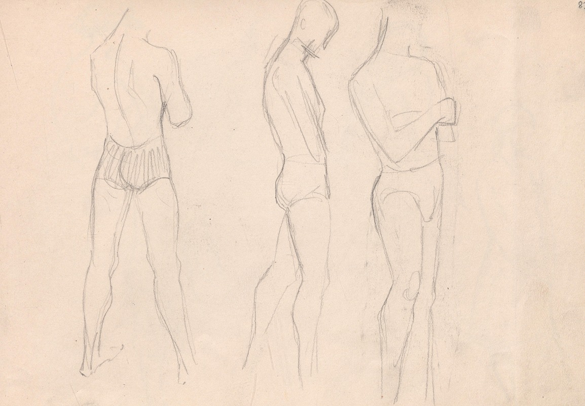Sketchbook Pl.31 by Зофия Городыньска, 1935-1936 — digital art print download