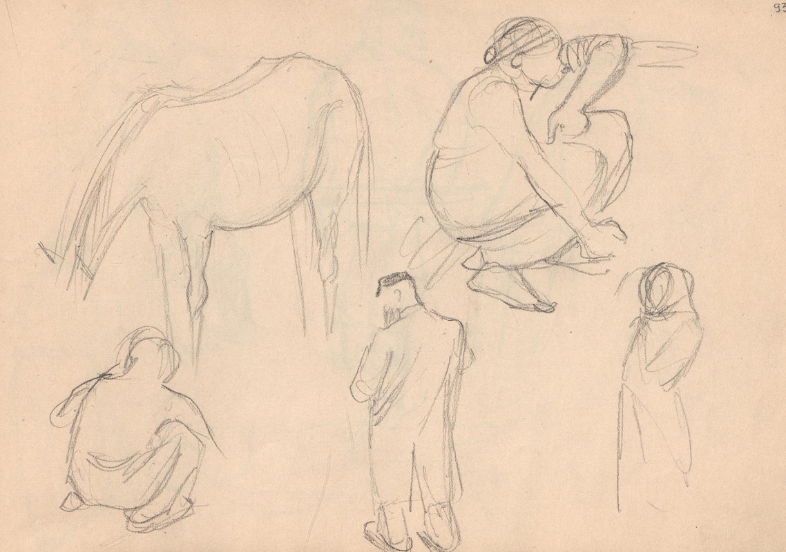 Sketchbook Pl.36 by Зофия Городыньска, 1935-1936 — digital art print download