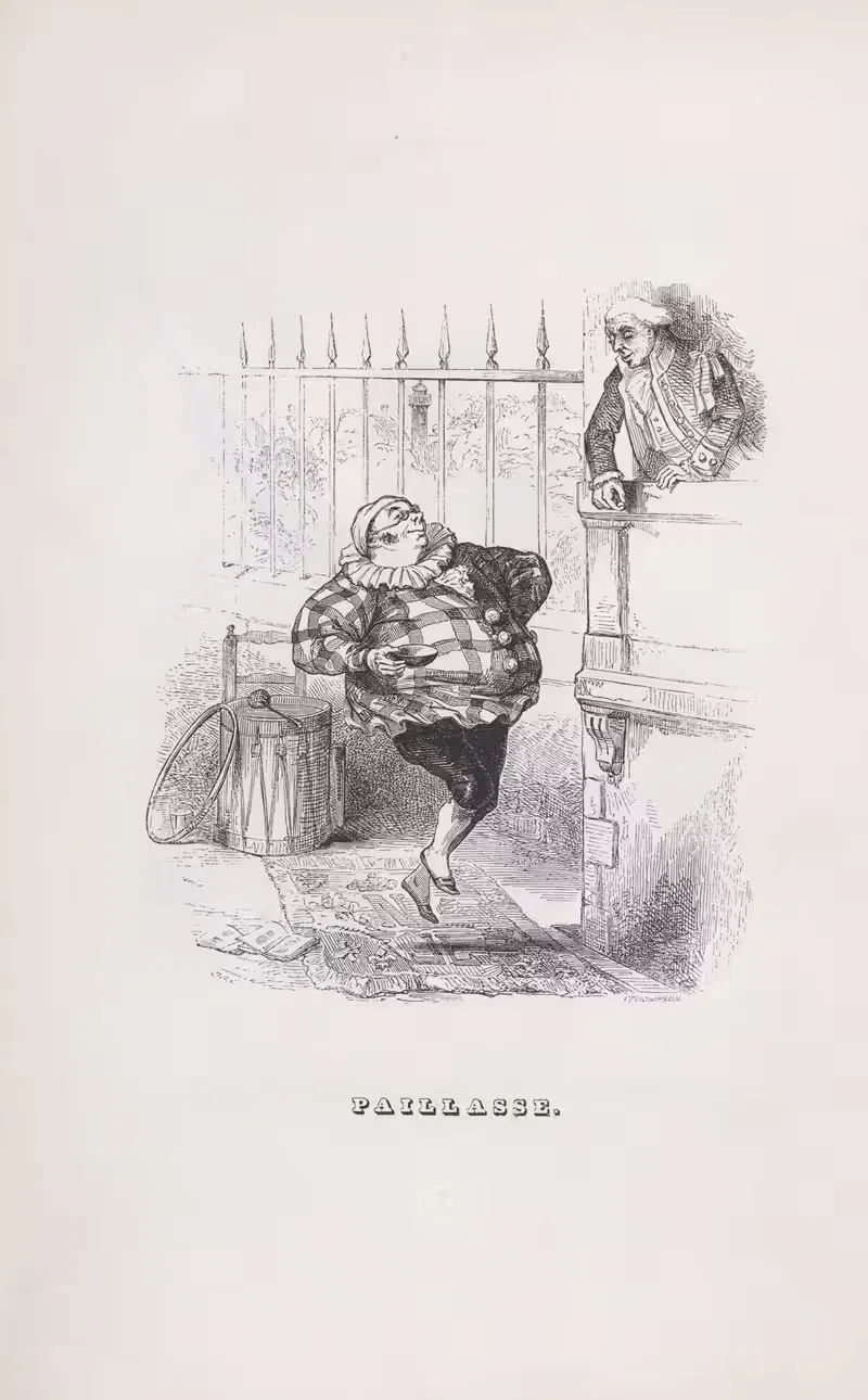 Клоун by Ж. Ж. Гранвиль, 1836 — digital art print download
