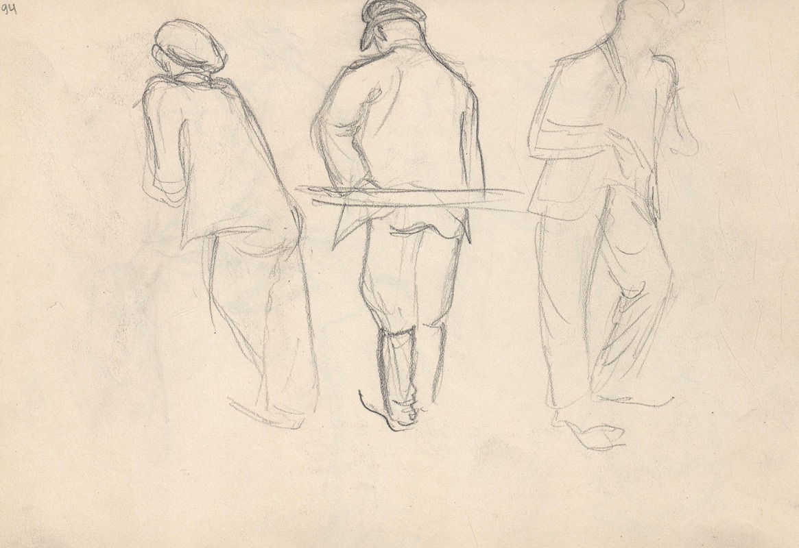 Sketchbook Pl.37 by Zofia Horodyńska, 1935-1936 — digital art print download