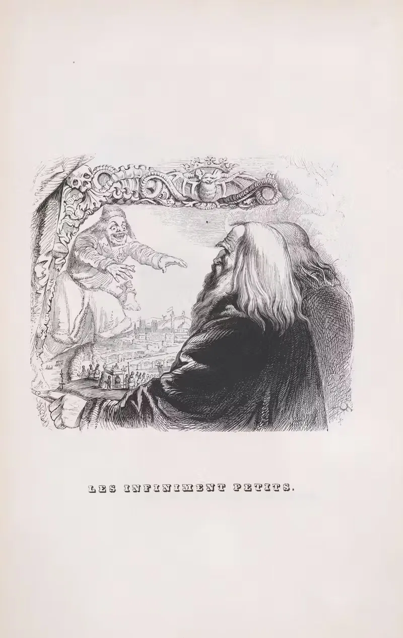 Бесконечно малое by Ж. Ж. Гранвиль, 1836 — digital art print download