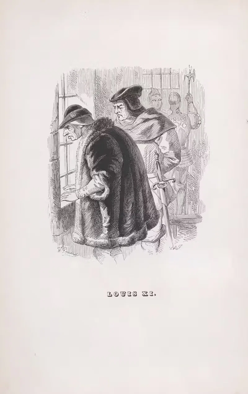 Людовик XI by Ж. Ж. Гранвиль, 1836 — digital art print download