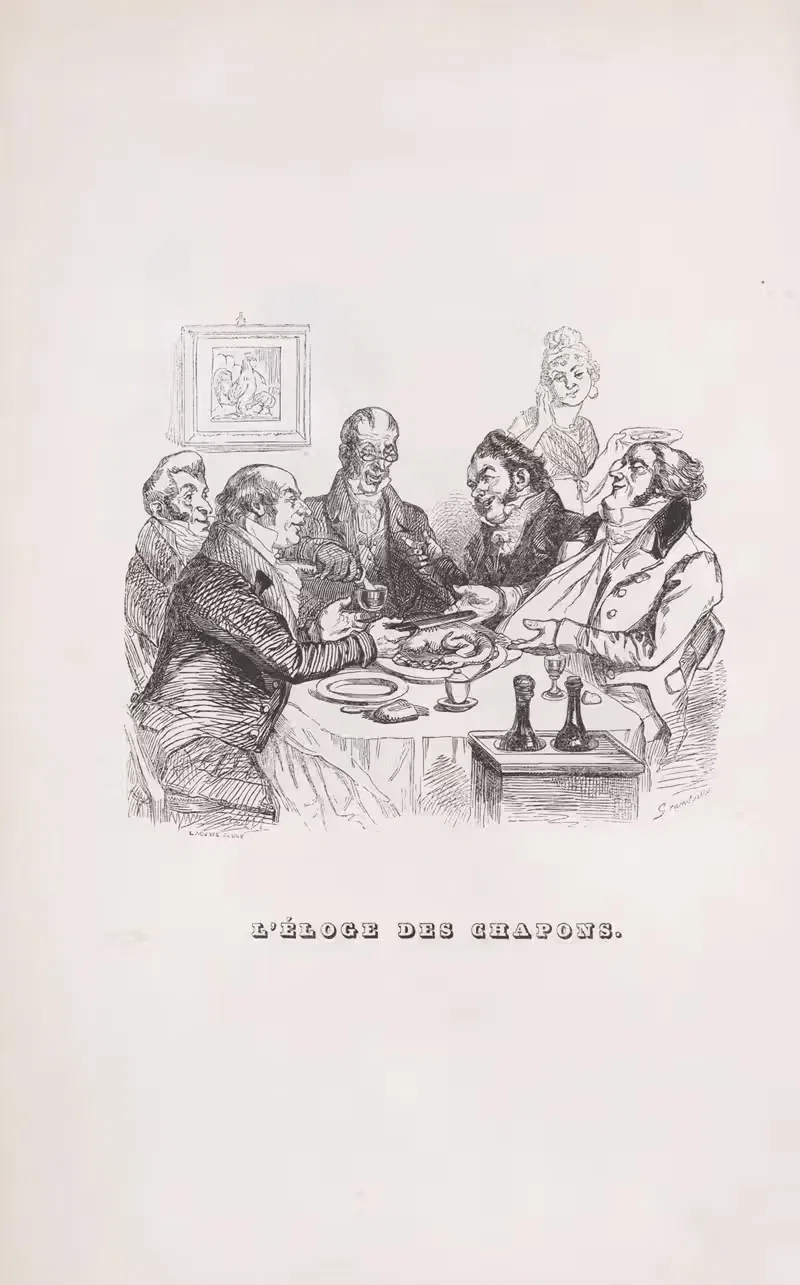 Хвала курице by Ж. Ж. Гранвиль, 1836 — digital art print download