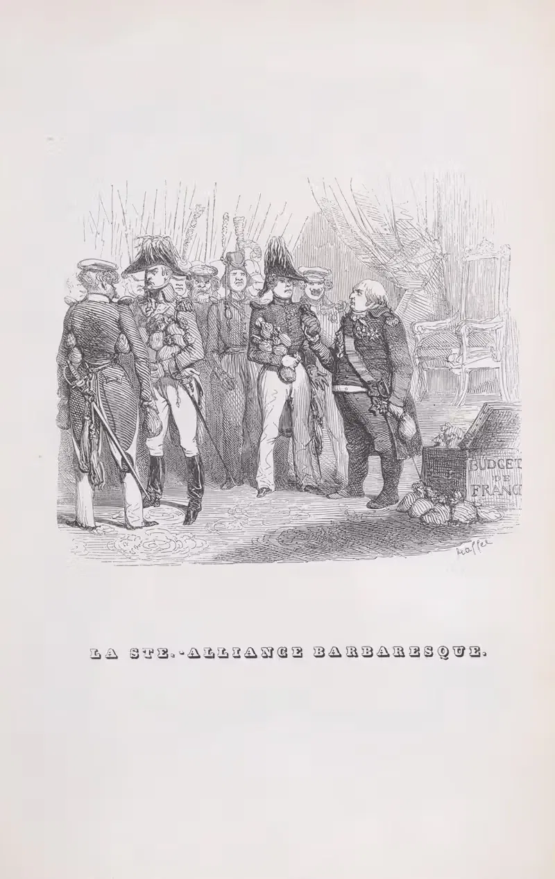 Варварский Священный Союз by Ж. Ж. Гранвиль, 1836 — digital art print download