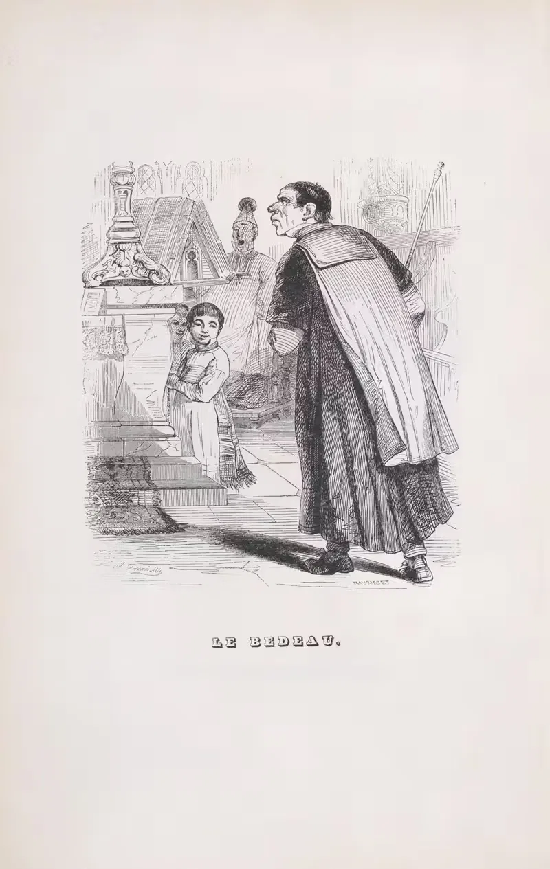 Бидл by Ж. Ж. Гранвиль, 1836 — digital art print download