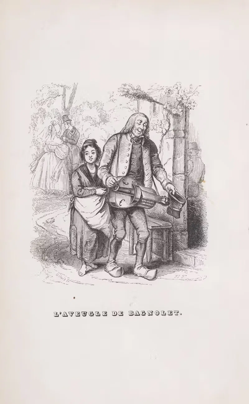 The Blind Man of Bagnolet — J. J. Grandville