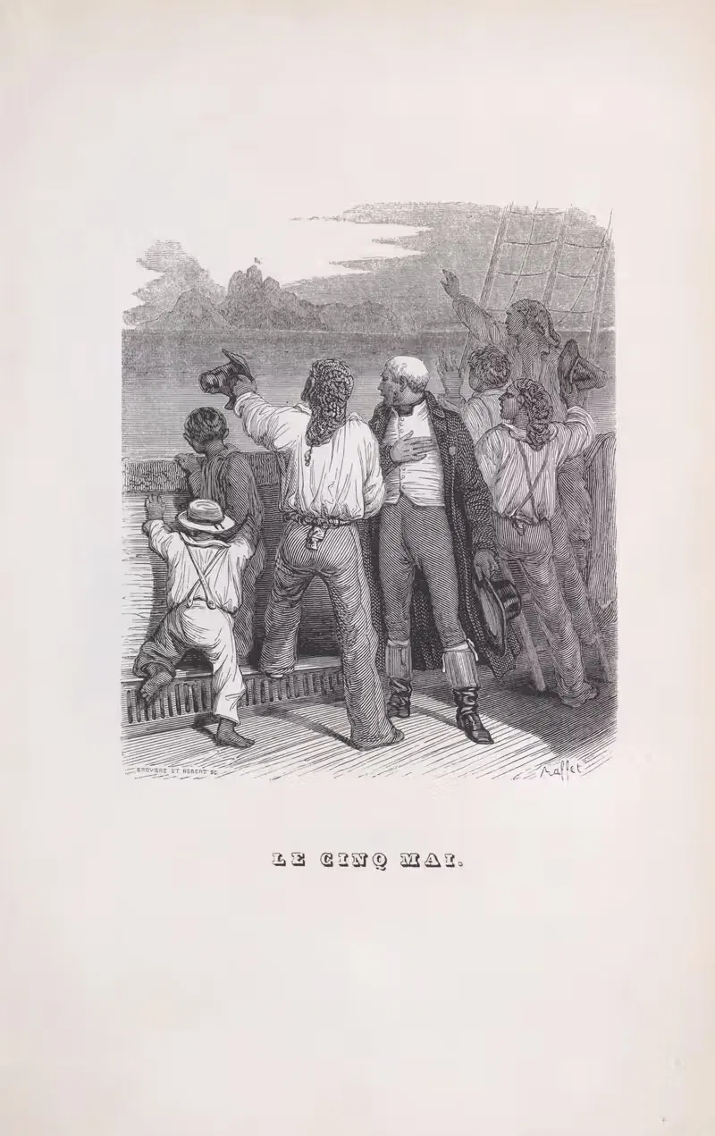 Пятое мая by Ж. Ж. Гранвиль, 1836 — digital art print download