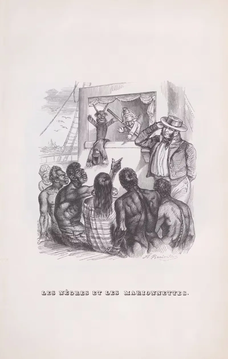 The Negroes and the Puppets — J. J. Grandville