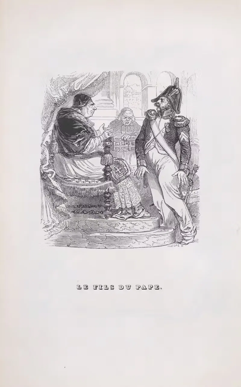 The Son of the Pope — J. J. Grandville