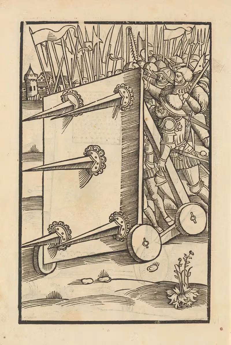 Четыре книги рыцарства Пл.017 by Флавий Вегетий Ренат, 1529 — digital art print download