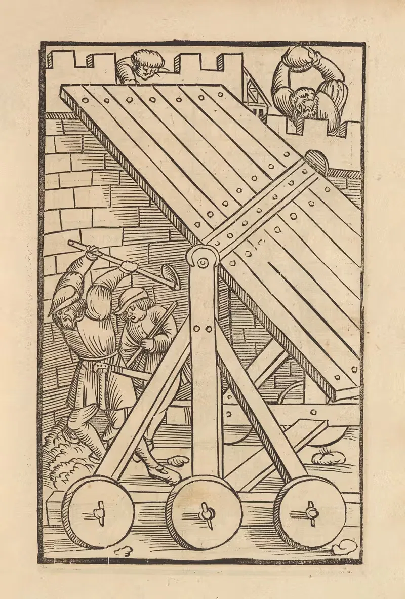 Четыре книги рыцарства, пл. 054 by Флавий Вегетий Ренат, 1529 — digital art print download