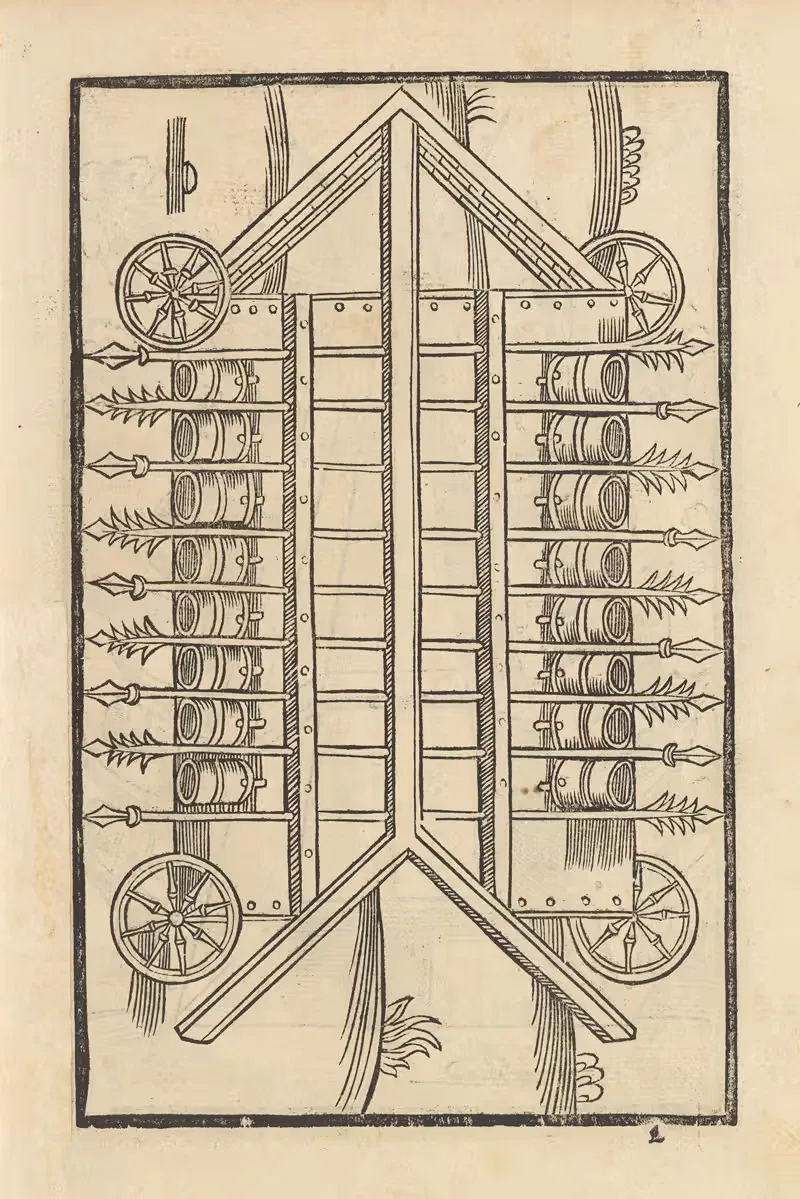 Четыре книги рыцарства, табл. 094 by Флавий Вегетий Ренат, 1529 — digital art print download