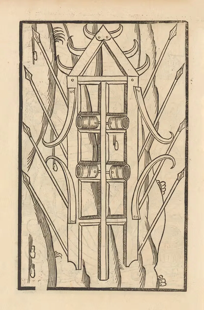 Vier Bücher der Ritterschafft Pl.102 by Flavius Vegetius Renatus, 1529 — digital art print download