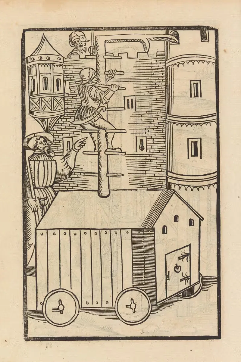 Четыре книги рыцарства Пл.108 by Флавий Вегетий Ренат, 1529 — digital art print download
