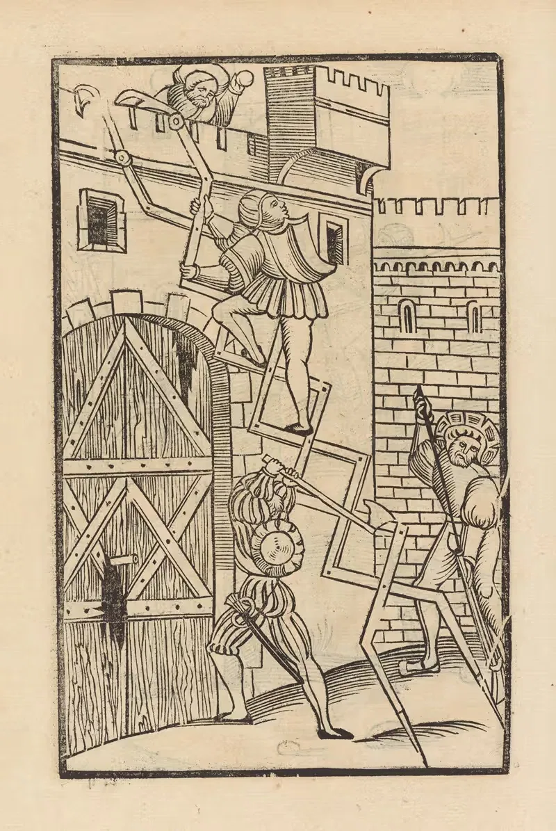 Четыре книги рыцарства Pl.110 by Флавий Вегетий Ренат, 1529 — digital art print download