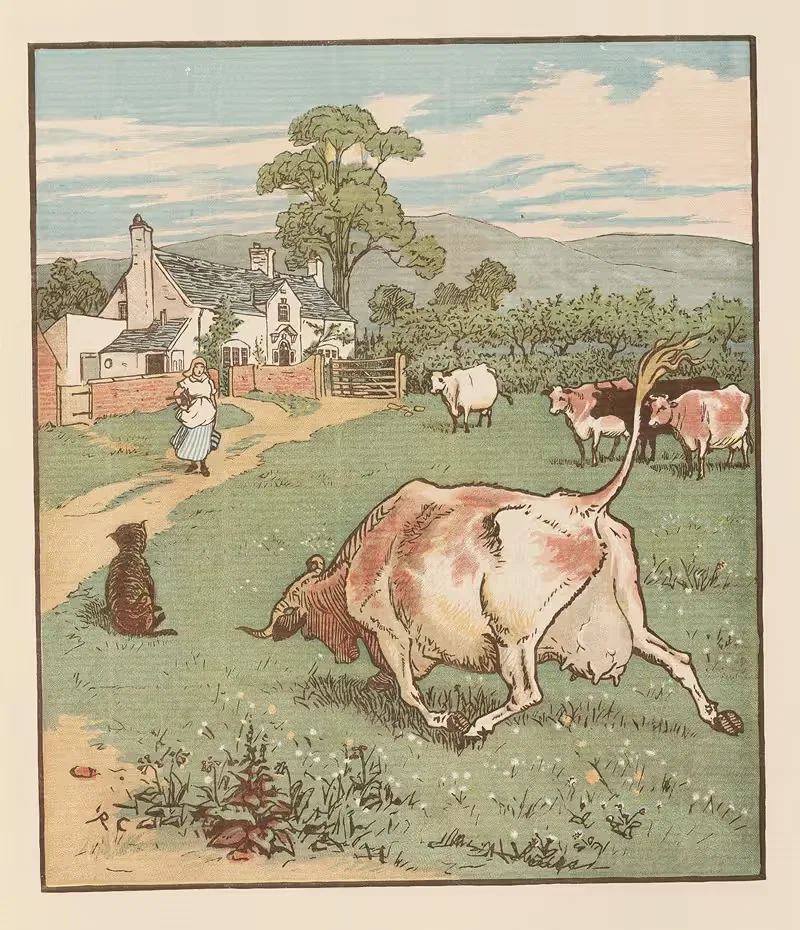 Дом, который построил Джек Пл.6 by Рэндольф Колдекотт, 1887 — digital art print download