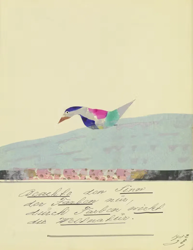 'Обратите внимание на смысл цветов только …' by Джон Эльзас, 1932 — digital art print download