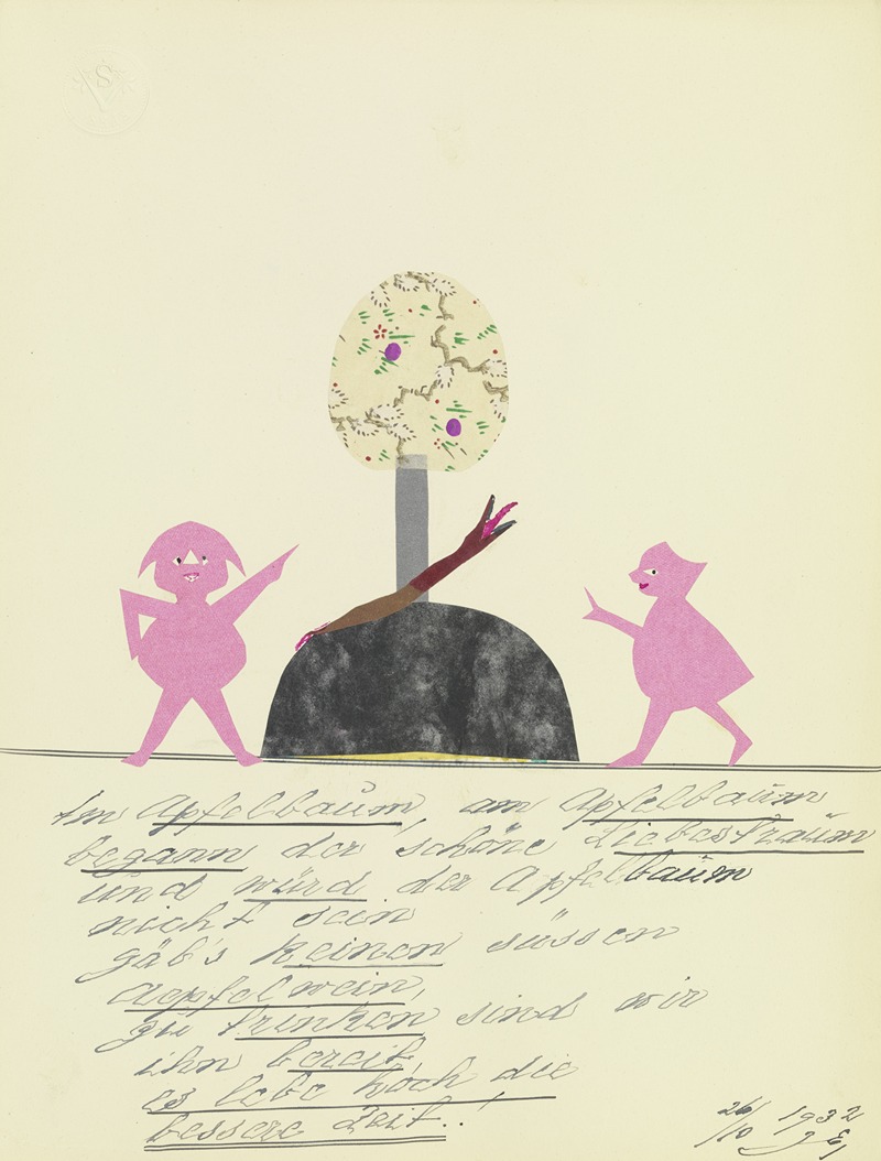 'Im Apfelbaum …' by John Elsas, 1932 — digital art print download