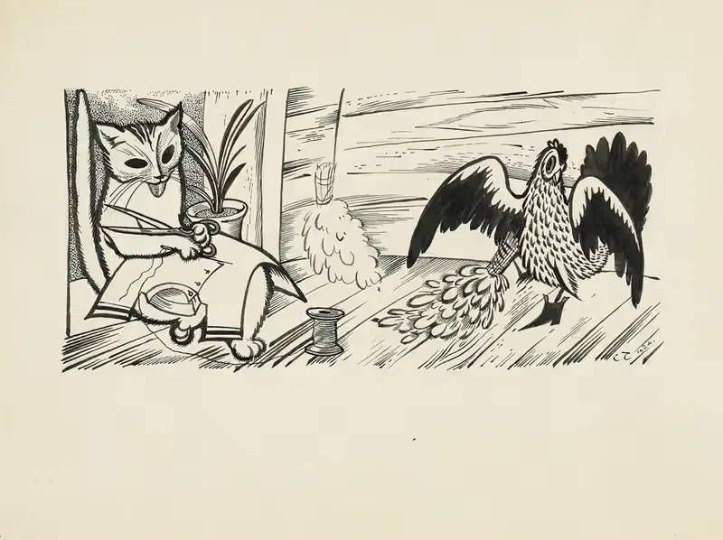 Федя-Бредя Pl. 3 by Сергей Чехонин, 1923-1924 — digital art print download