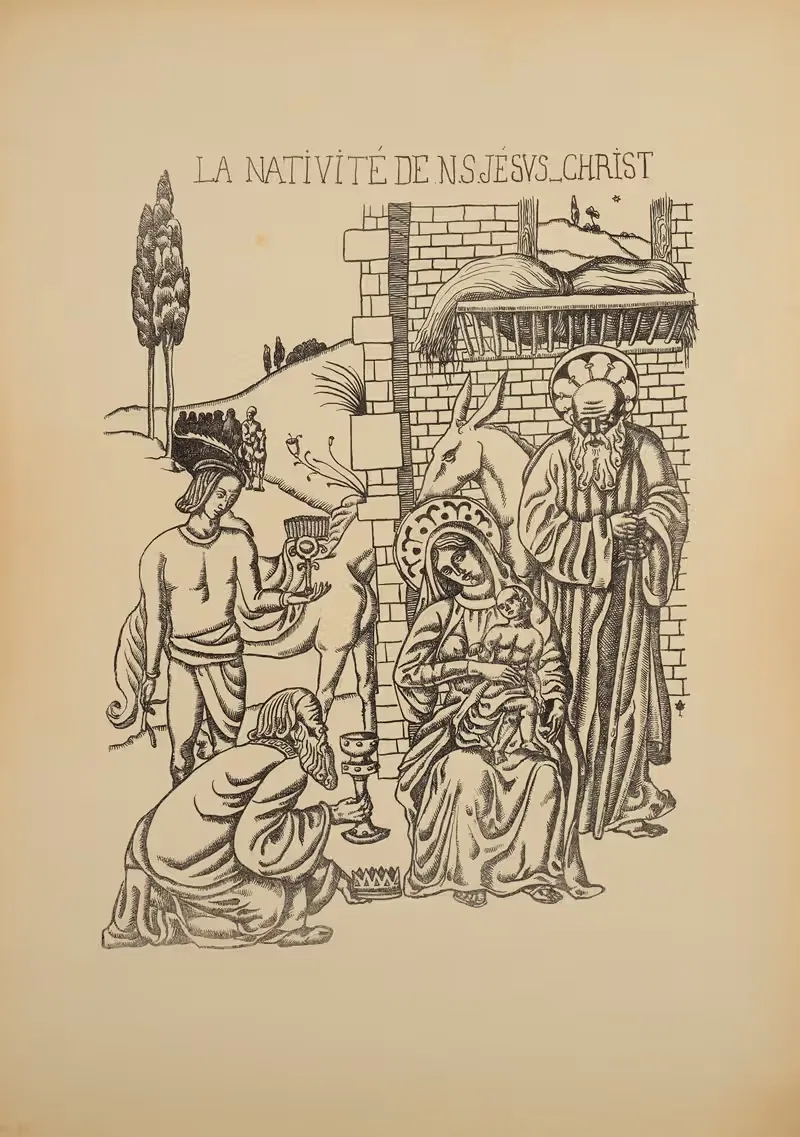 La Nativité de N.S. Jésus-Christ — Emile Bernard