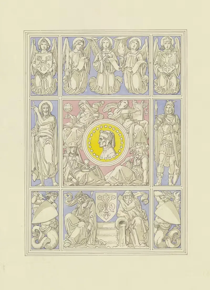 Titelblatt zur Göttlichen Komödie — Ferdinand Fellner