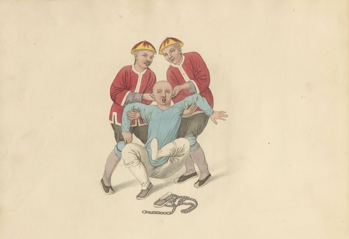 Крутить уши человека by Джордж Генри Мейсон, 1801 — digital art print download