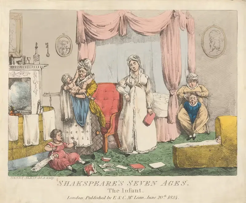 Младенец by Генри Томас Алкен, 1824 — digital art print download
