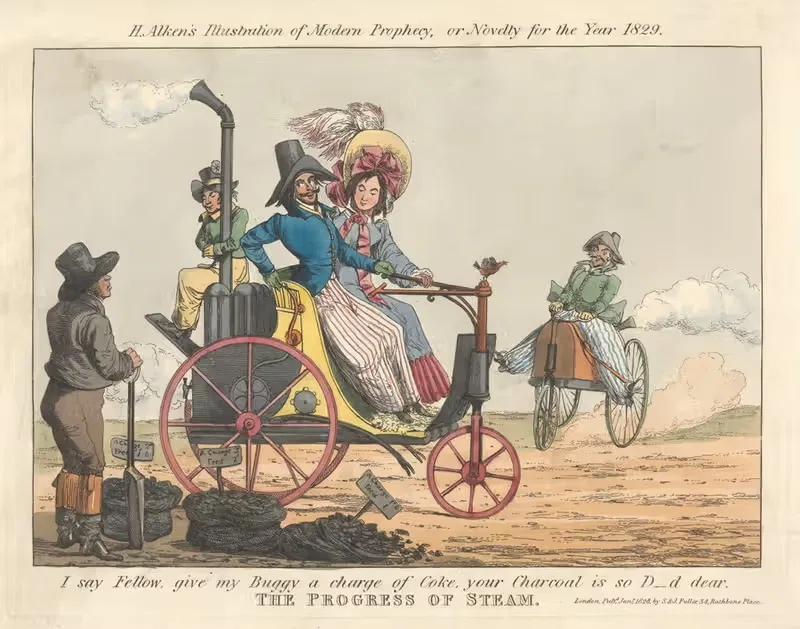 Прогресс пара by Генри Томас Алкен, 1829 — digital art print download