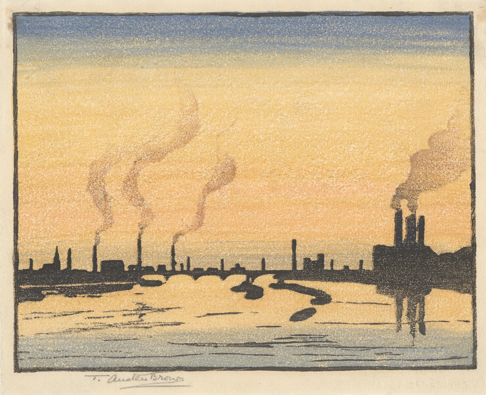 Industrial Landscape by Thomas Austen Brown — digital art print download