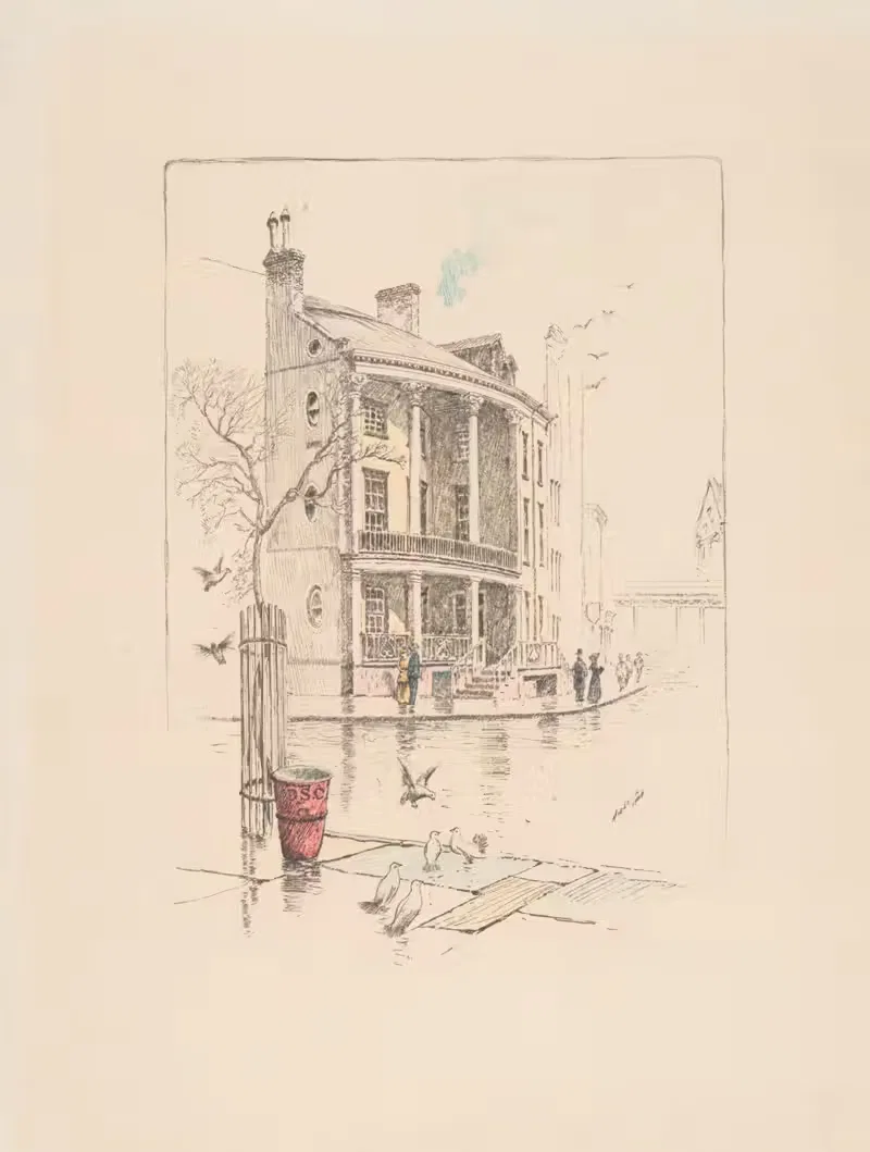 Rogers' house, no. 7 State Street — Charles Frederick William Mielatz