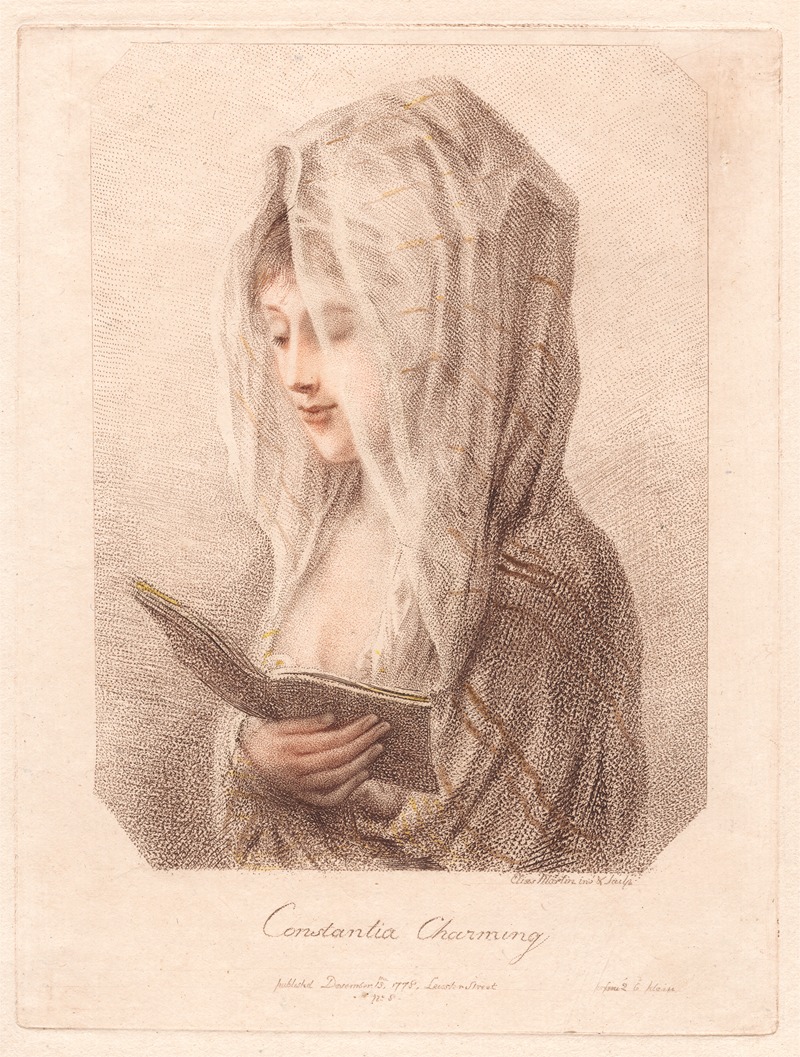 Констанция Очаровательная by Элиас Мартин, 1788 — digital art print download