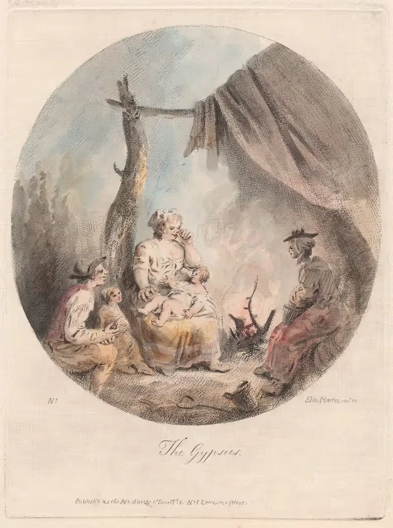 Цыгане by Элиас Мартин, 1778 — digital art print download