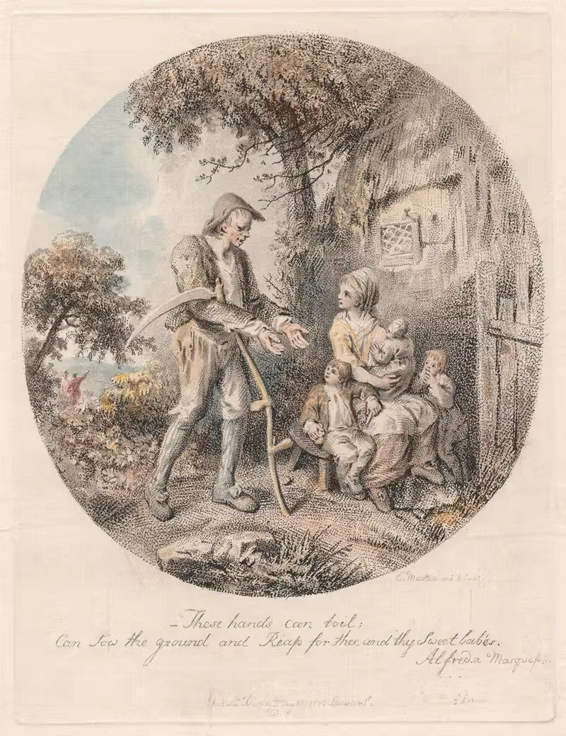 Эти руки могут рассказать by Элиас Мартин, 1778 — digital art print download