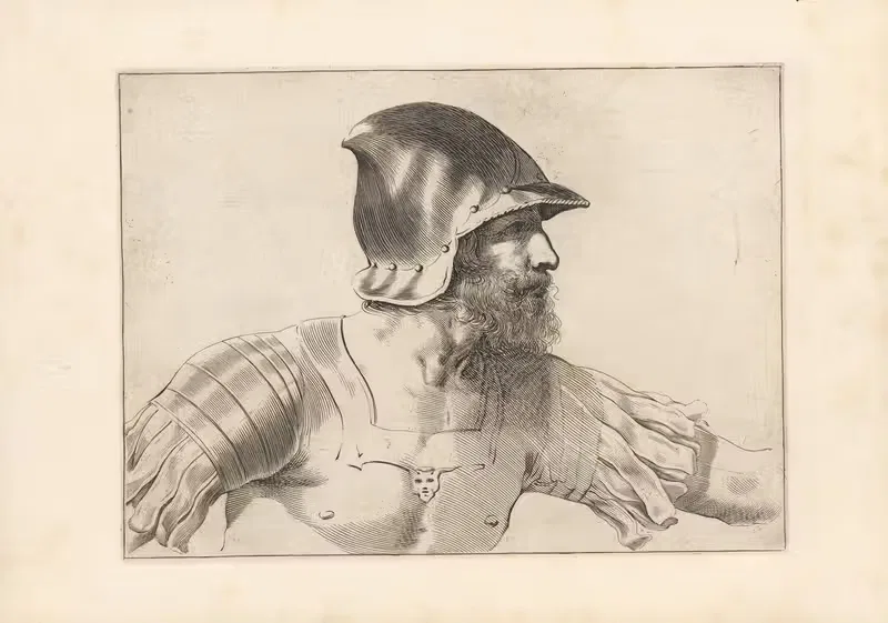 Engravings after Guercino's Libro dei Disegni Pl.11 — Francesco Curti