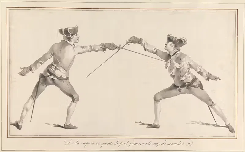 О ответах в квинте на удар второй by Джеймс Гвин, 1763 — digital art print download