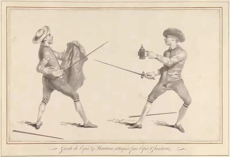 Garde de L'Epée & Manteau Attaquée par L'Epée & Lanterne — James Gwin