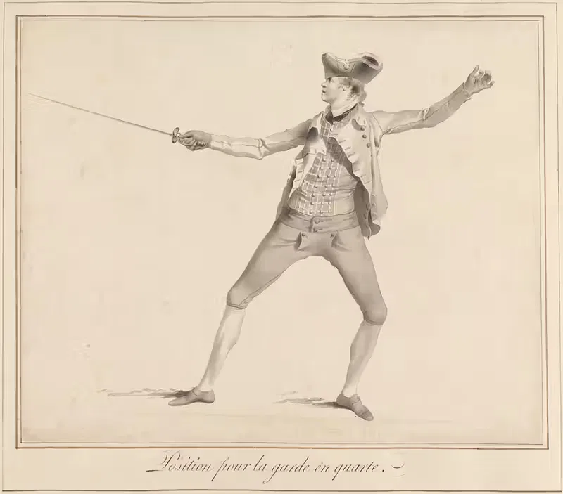 Position pour la Garde en Quarte — James Gwin