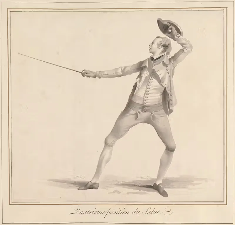 Четвертая позиция приветствия by Джеймс Гвин, 1763 — digital art print download