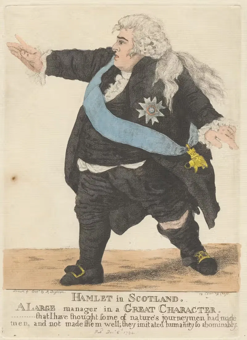 Гамлет в Шотландии. by Роберт Дайтон, 1794 — digital art print download