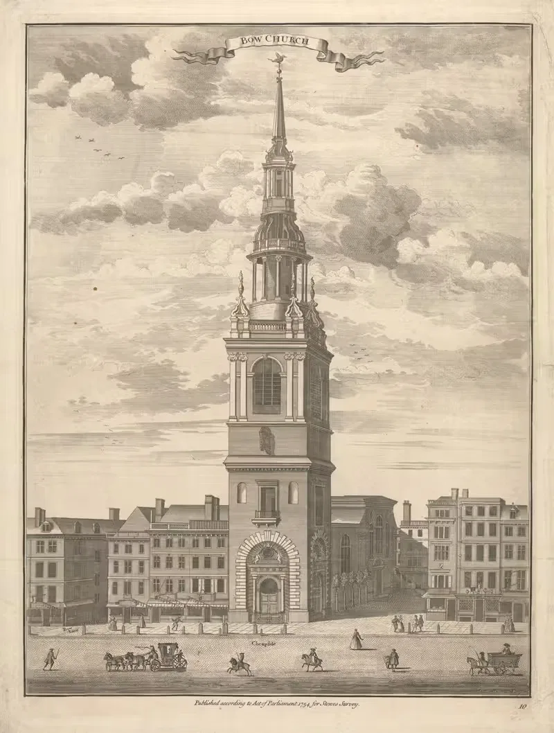 Церковь Бо by Саттон Николс, 1754 — digital art print download