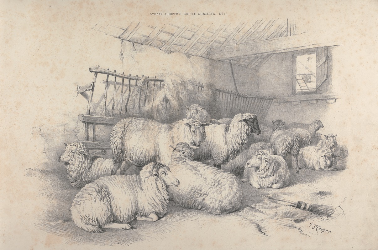 Thomas Sydney Cooper's cattle subjects Pl.01 — Томас Сидни Купер